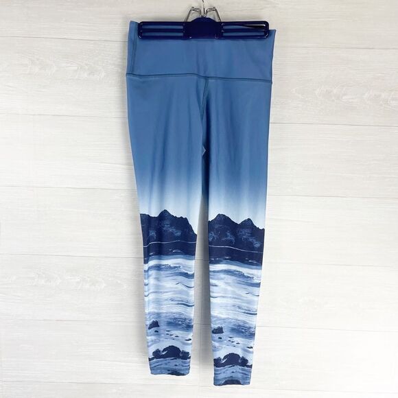 Aerie Seaside Ocean Mountain View High Rise Waist Leggings - Picture 1 of 6